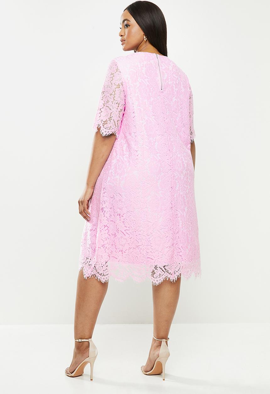 Glamorous - Curve lace dress - purple