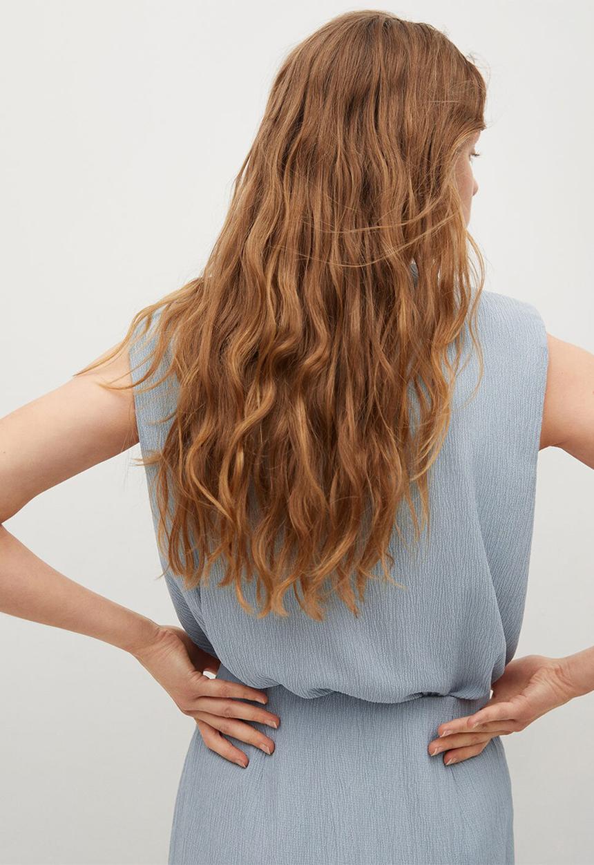 MANGO - Top leonor - light pastel blue