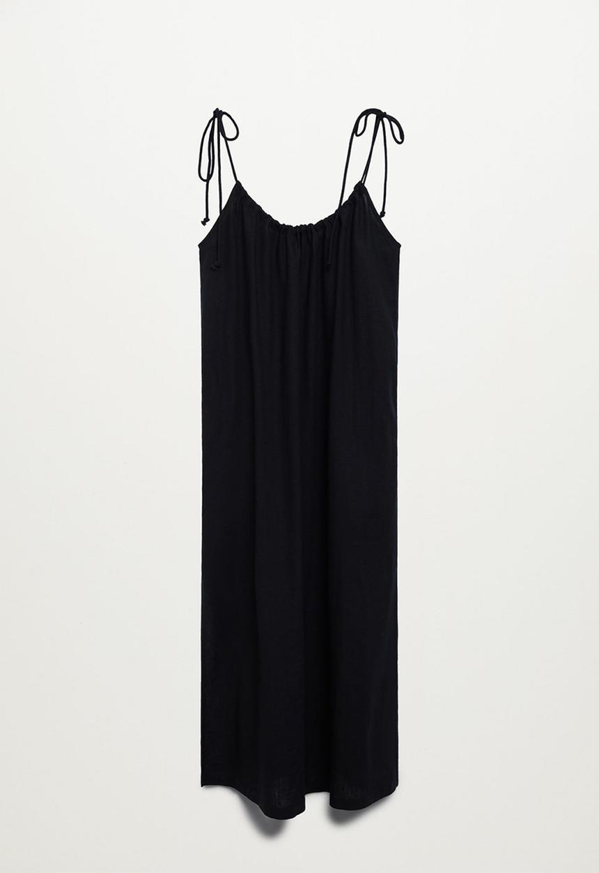 MANGO - Dress melon - black