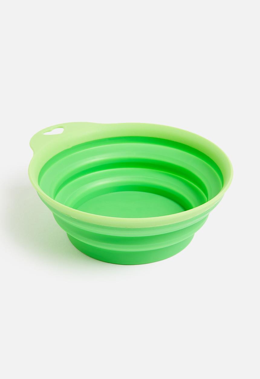 Pet Collection - On-the-go collapisable dog bowl - green