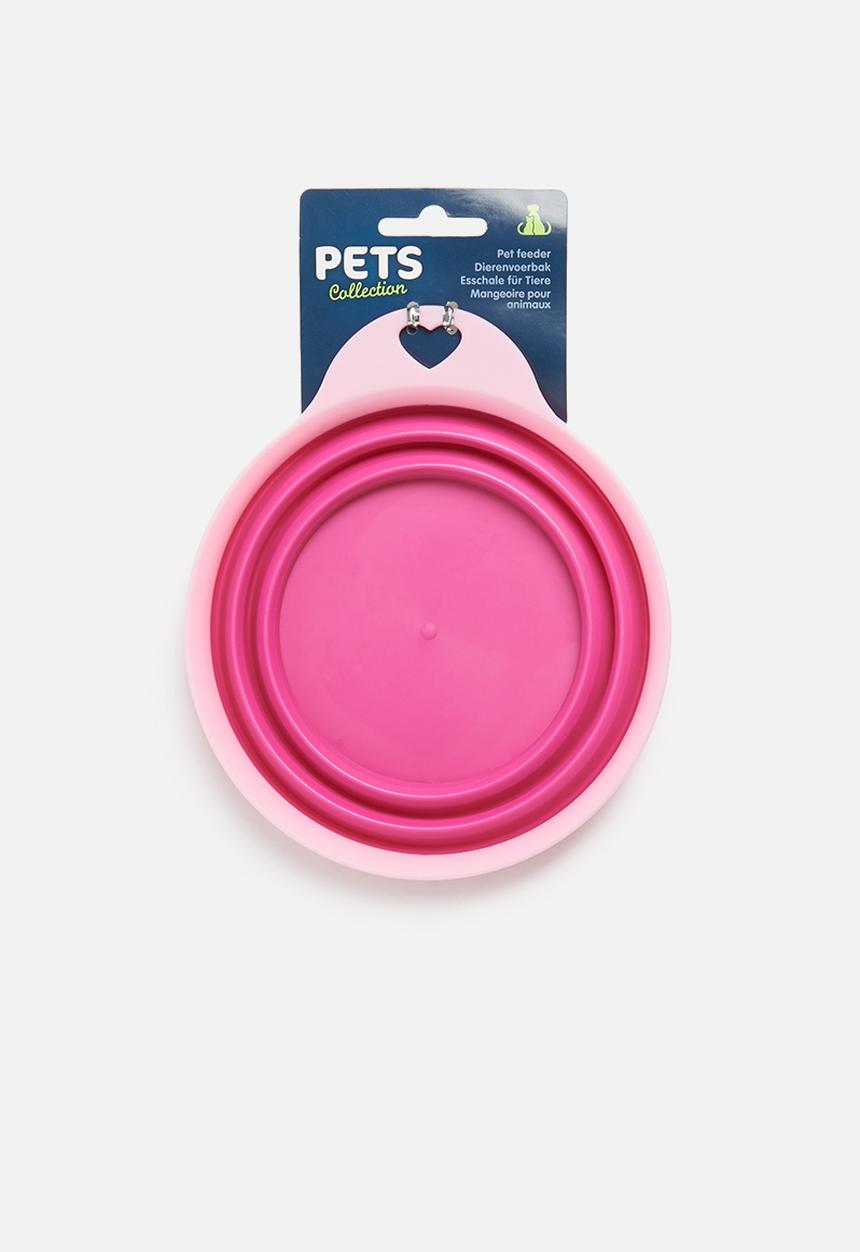 Pet Collection - On-the-go collapisable dog bowl - pink