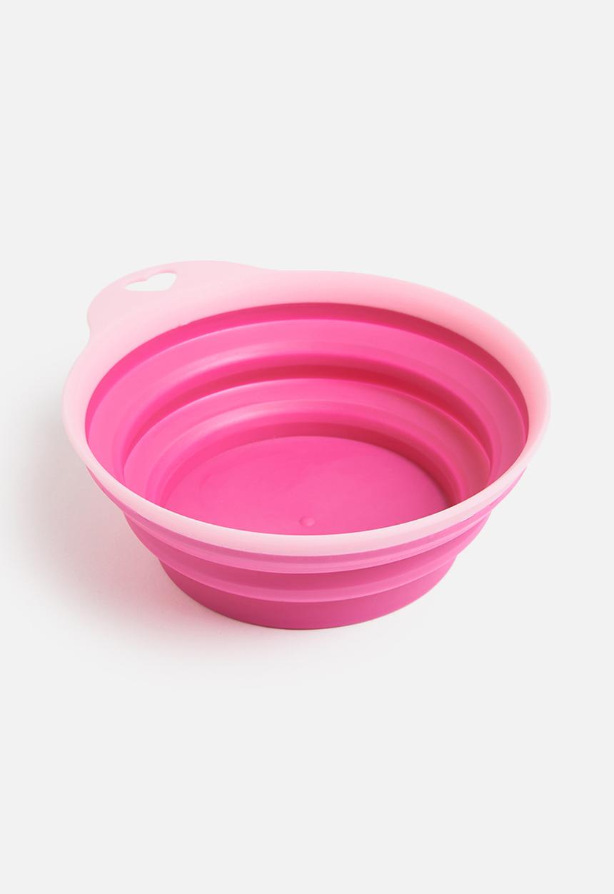 Pet Collection - On-the-go collapisable dog bowl - pink