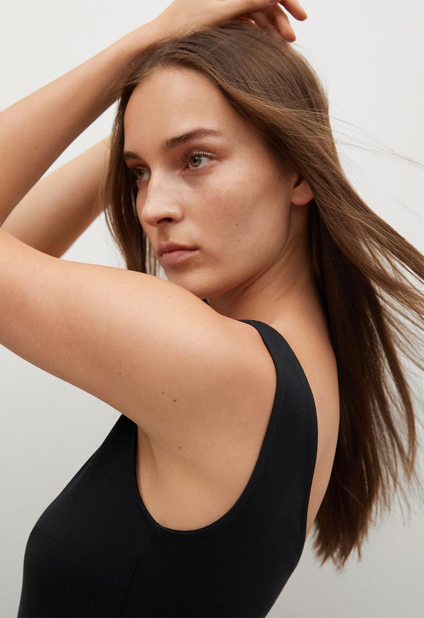 MANGO - Dress masito - black