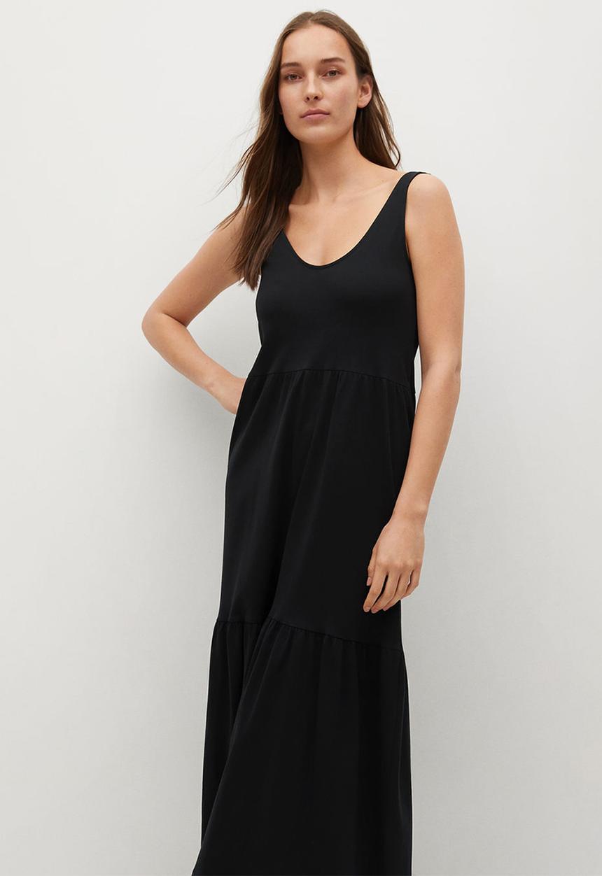 MANGO - Dress masito - black