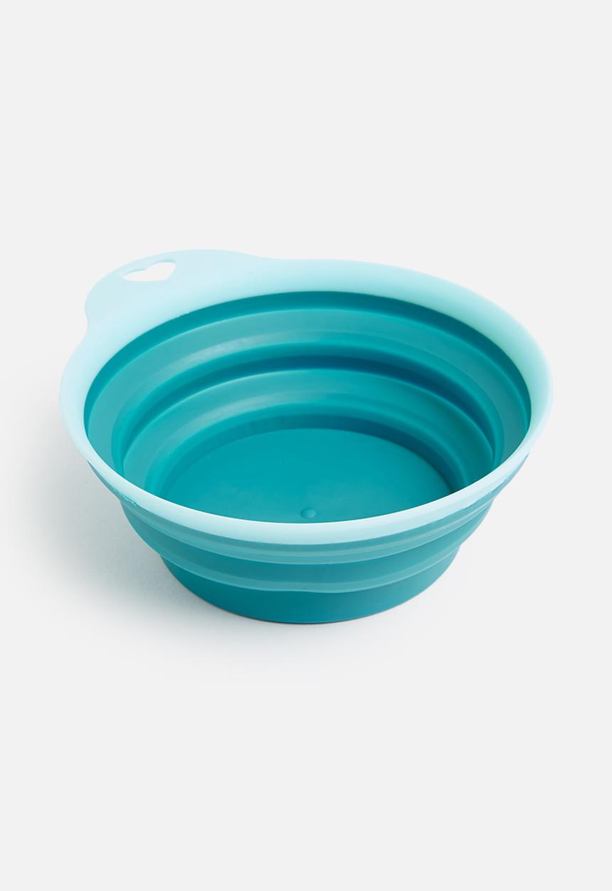Pet Collection - On-the-go collapisable dog bowl - blue