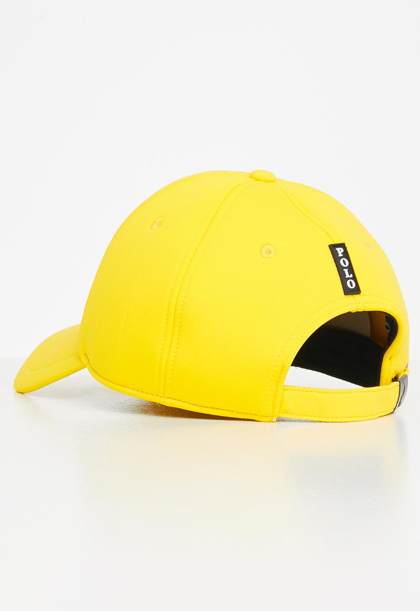 POLO - Mens arlo debossed peak - mustard