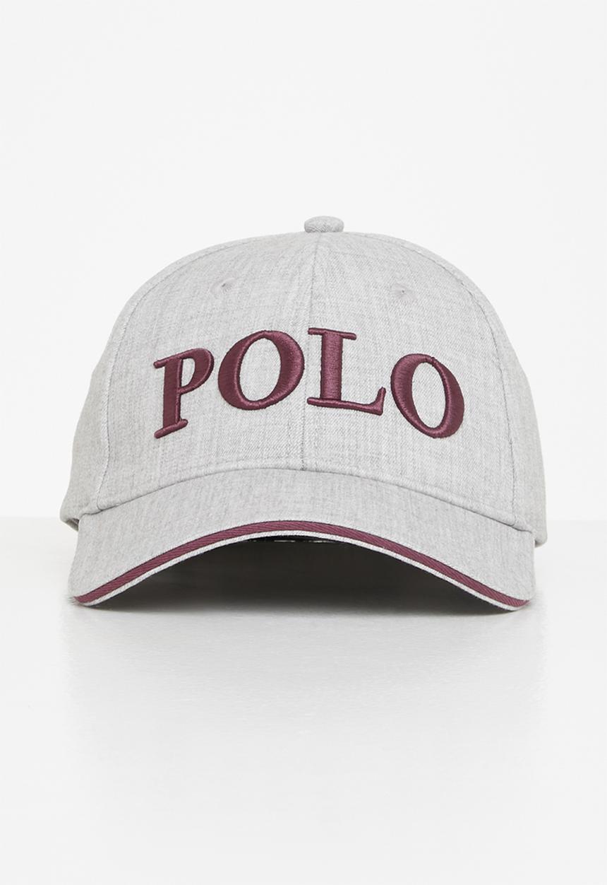 POLO - Mens alex 3d embroidered peak - grey 