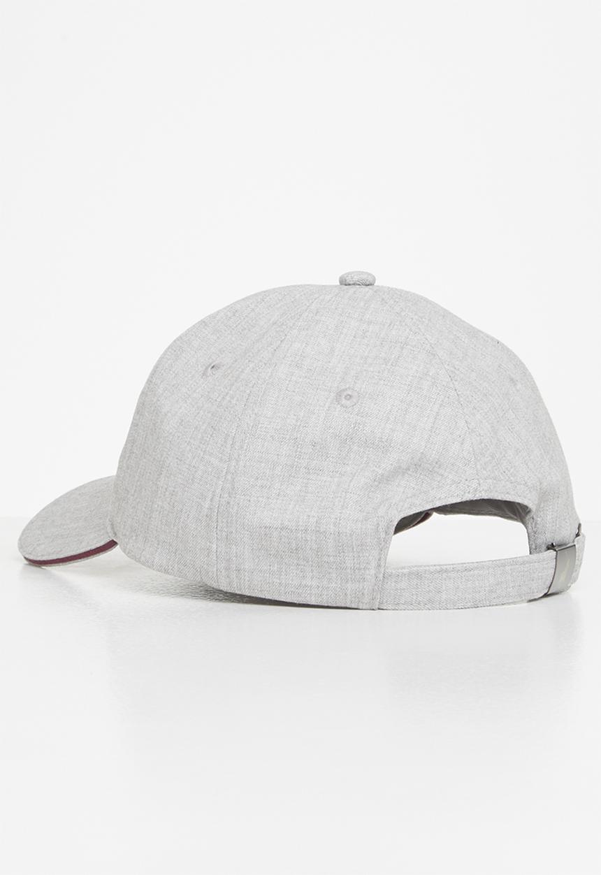 POLO - Mens alex 3d embroidered peak - grey 