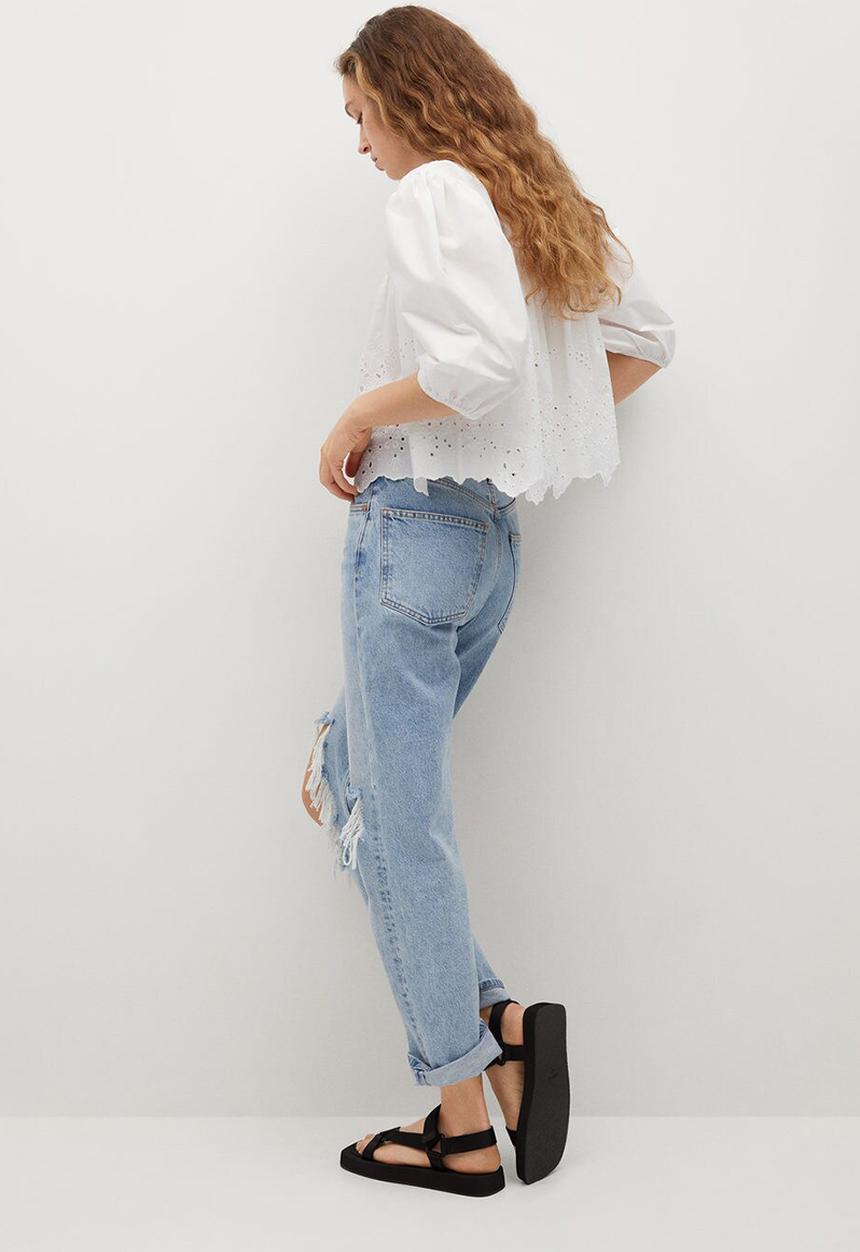 MANGO - Blouse vera - white