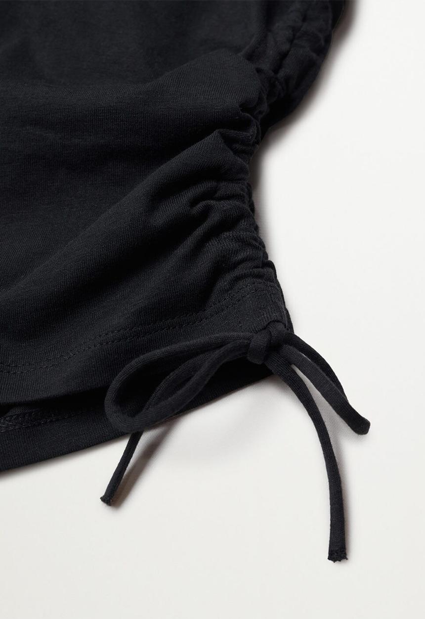 MANGO - T-shirt ariana - black