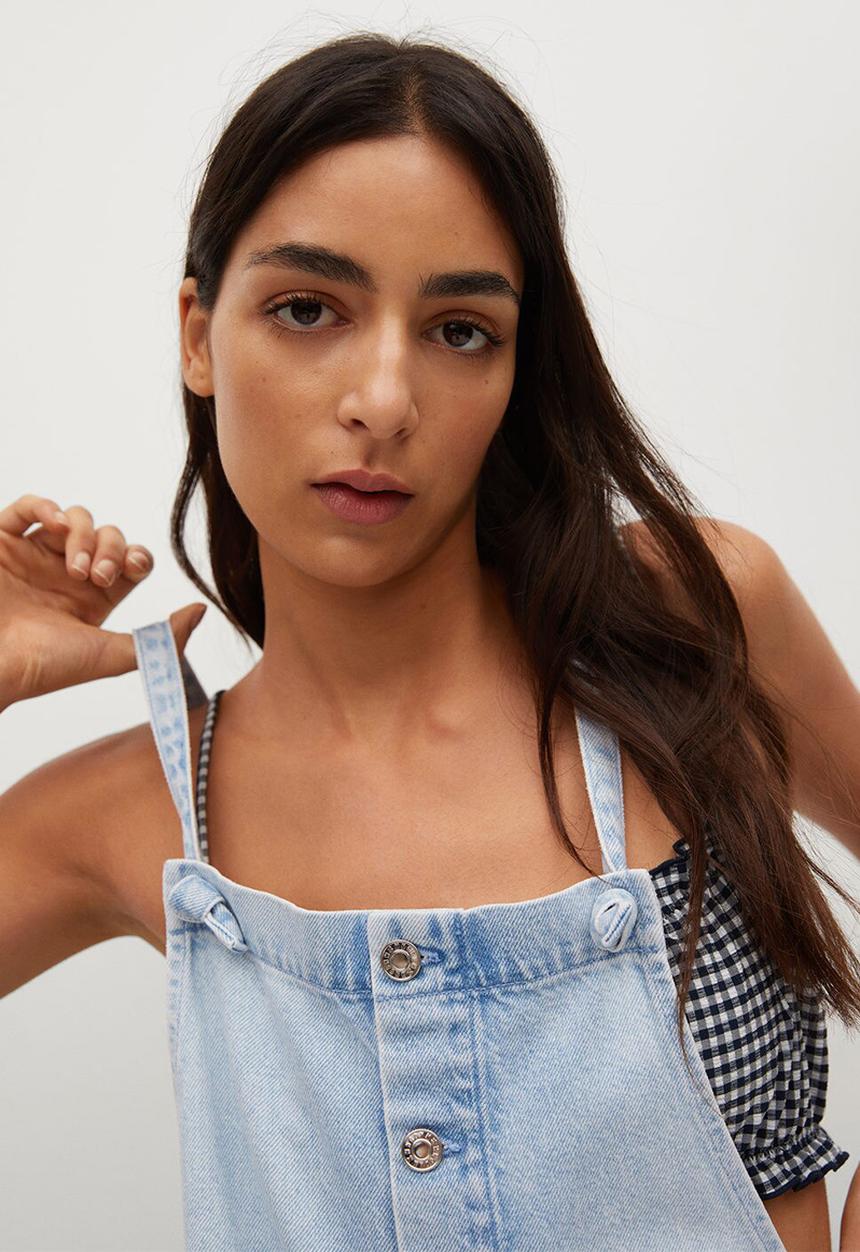 MANGO - Dungaree sangela - blue