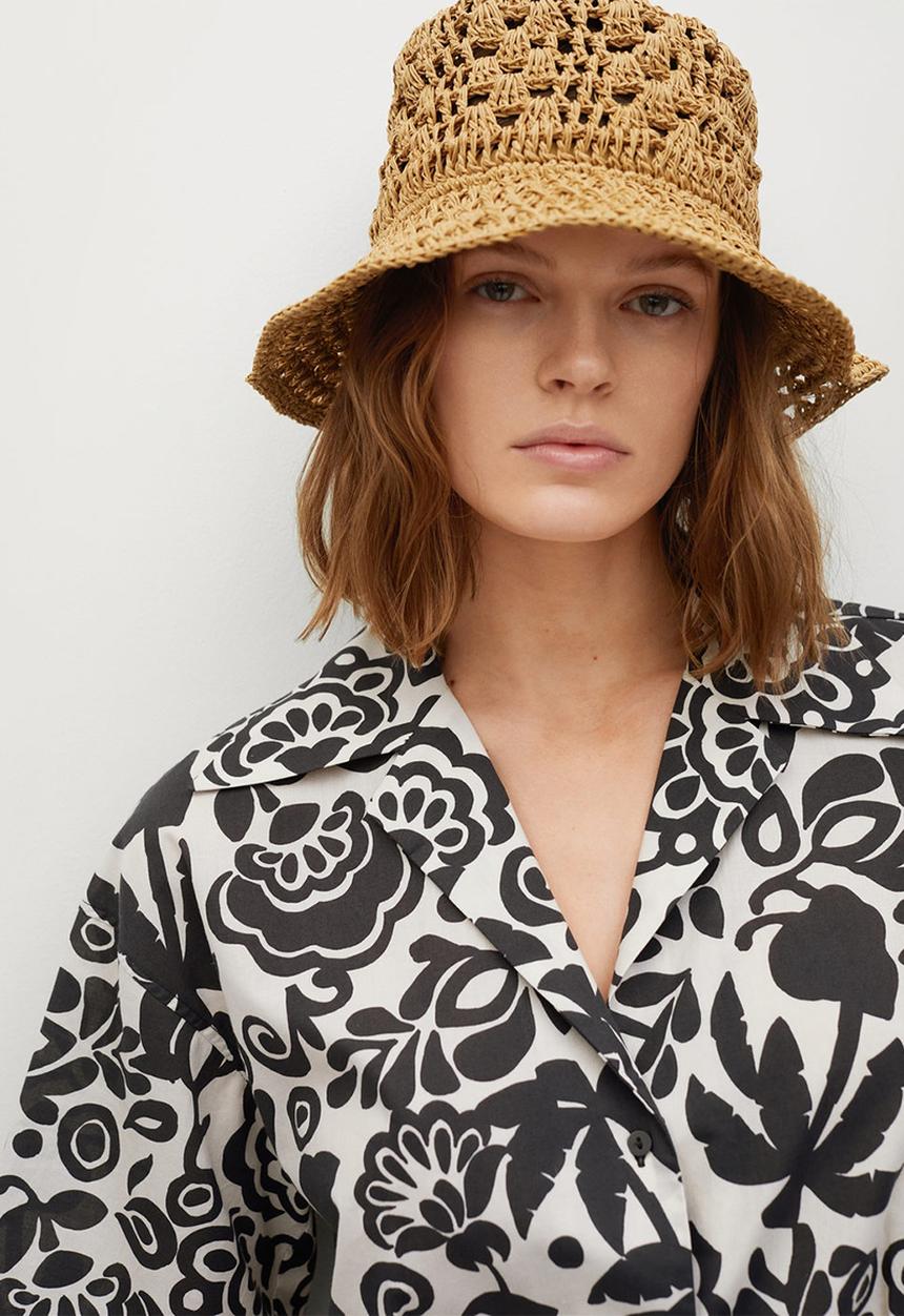 MANGO - Shirt agnes - black