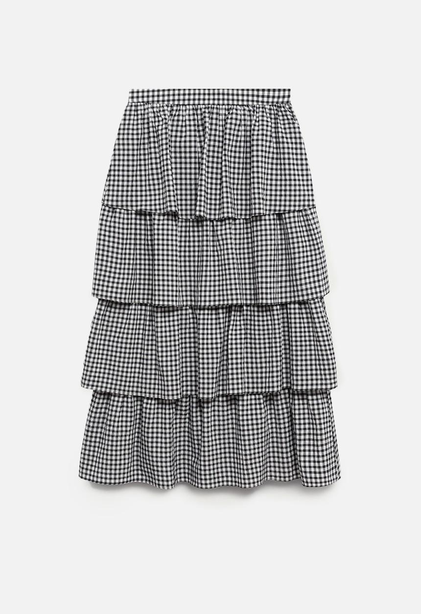 MANGO - Skirt viki - black