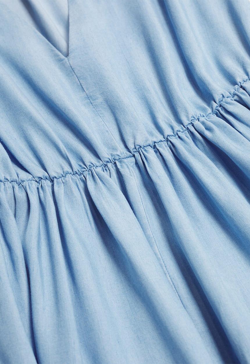 MANGO - Dress siren - blue