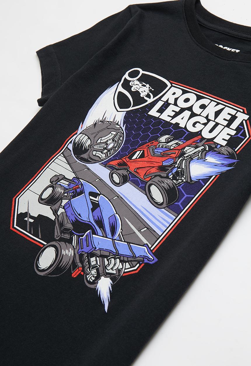 Rebel Republic - Rocket league car blast t-shirt - black
