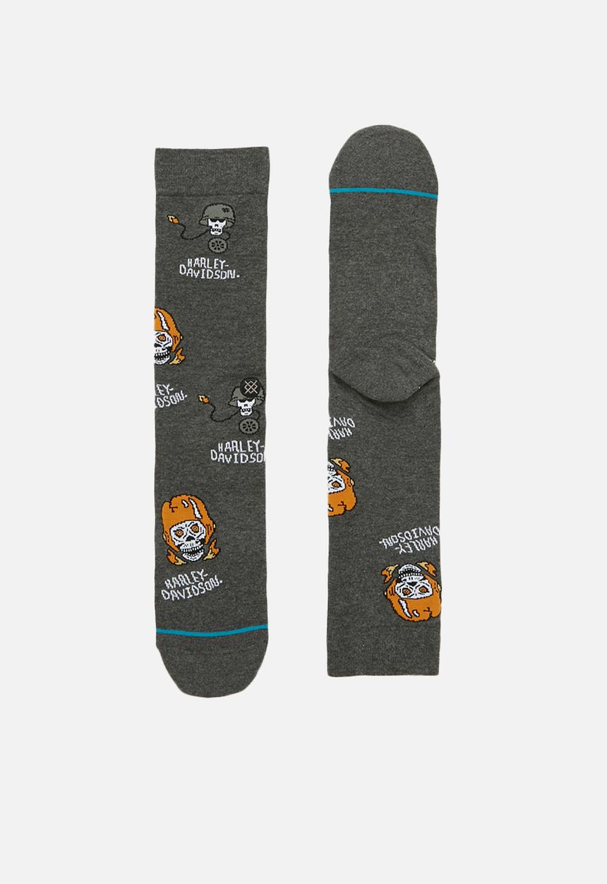 Stance Socks - Harley till i die socks - grey