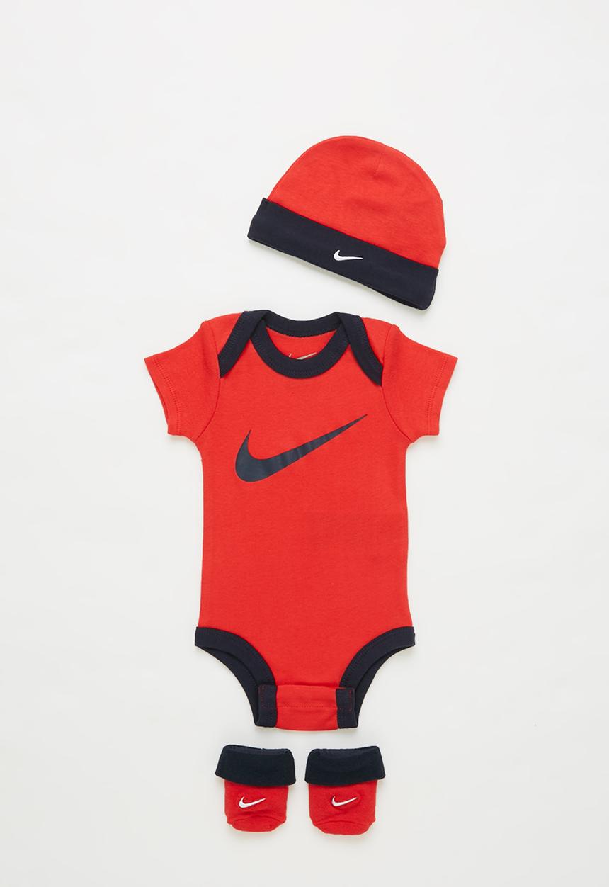 Nike - Nhn nike swoosh 3 piece boxed set - red