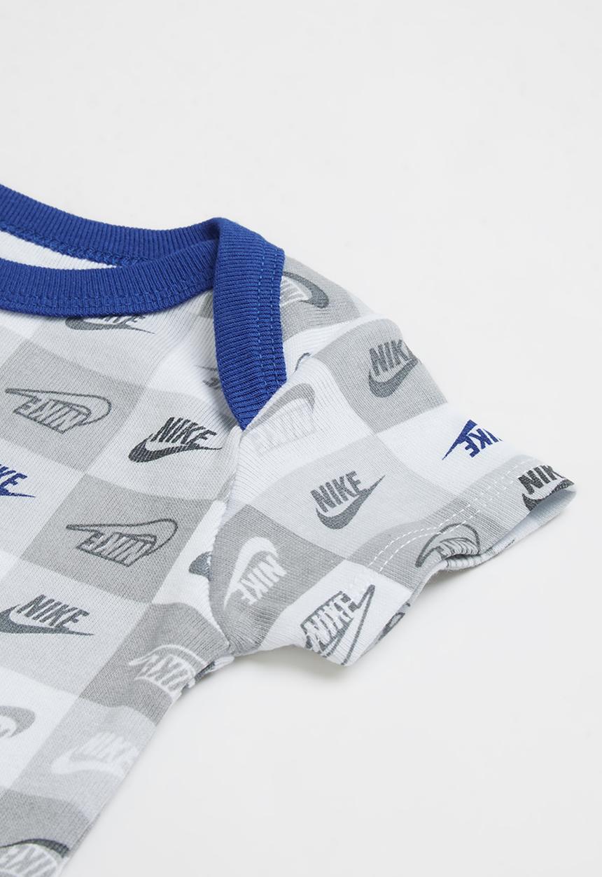 Nike - Nhb nsw checkerboard 3 piece set - grey & navy 