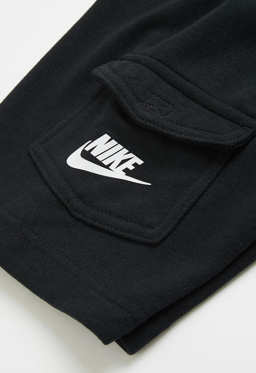 Nike - Nkb futura tee cargo short set - black & red