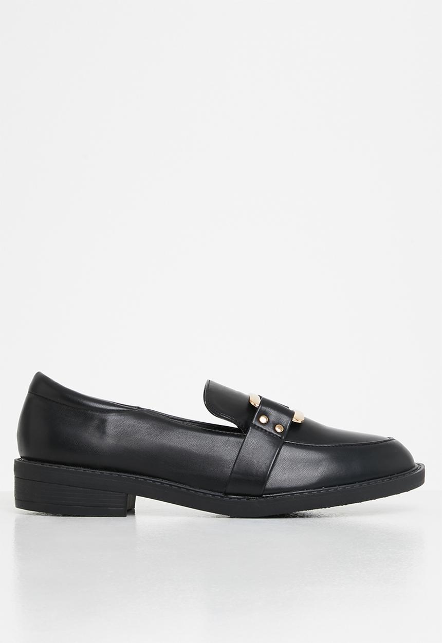 Jada - Metal detail loafer - black