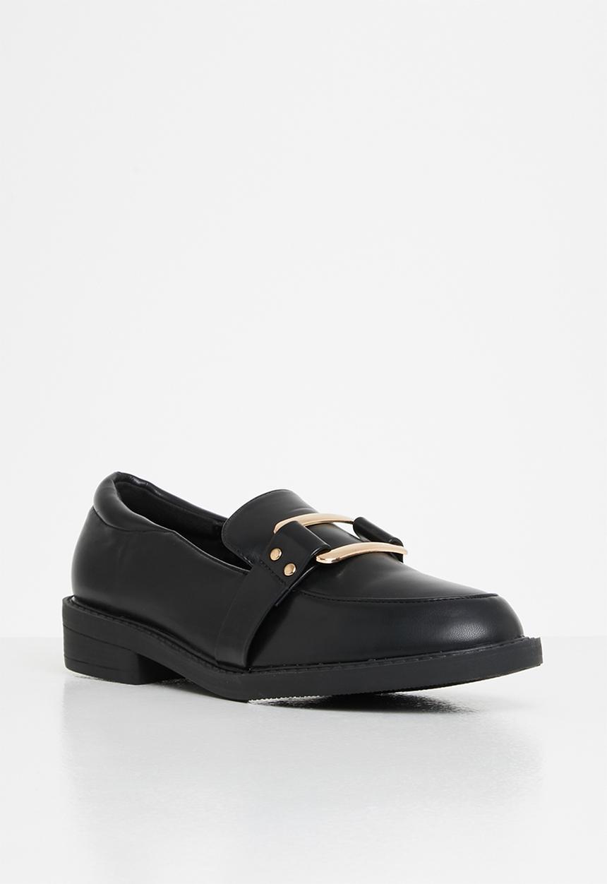 Jada - Metal detail loafer - black