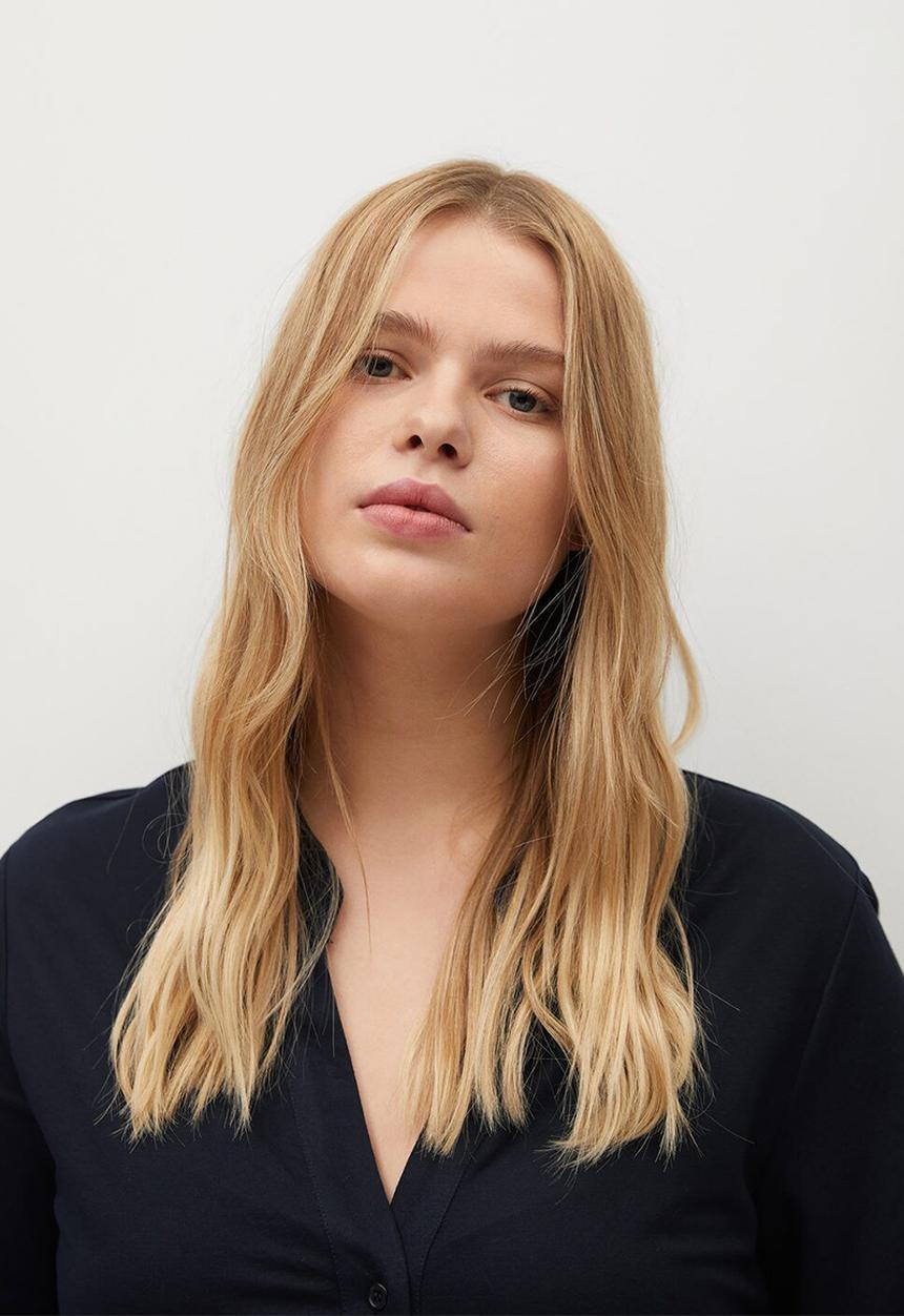 Violeta by Mango - Plus dress tribeca - navy