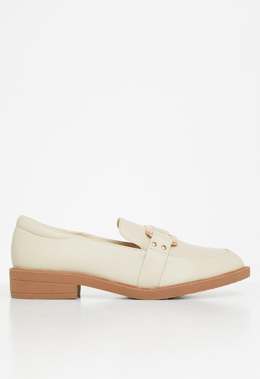 Jada - Metal detail loafer - neutral