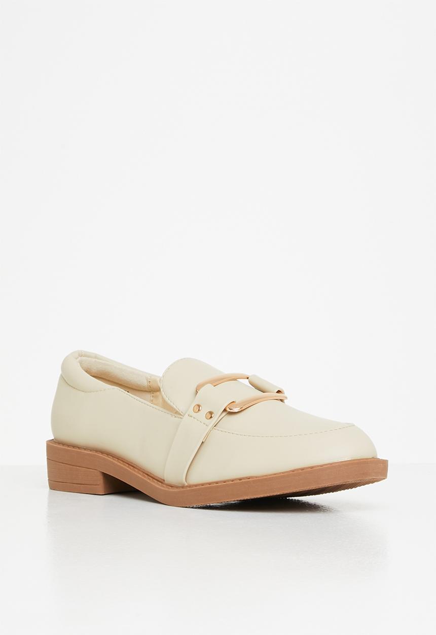 Jada - Metal detail loafer - neutral