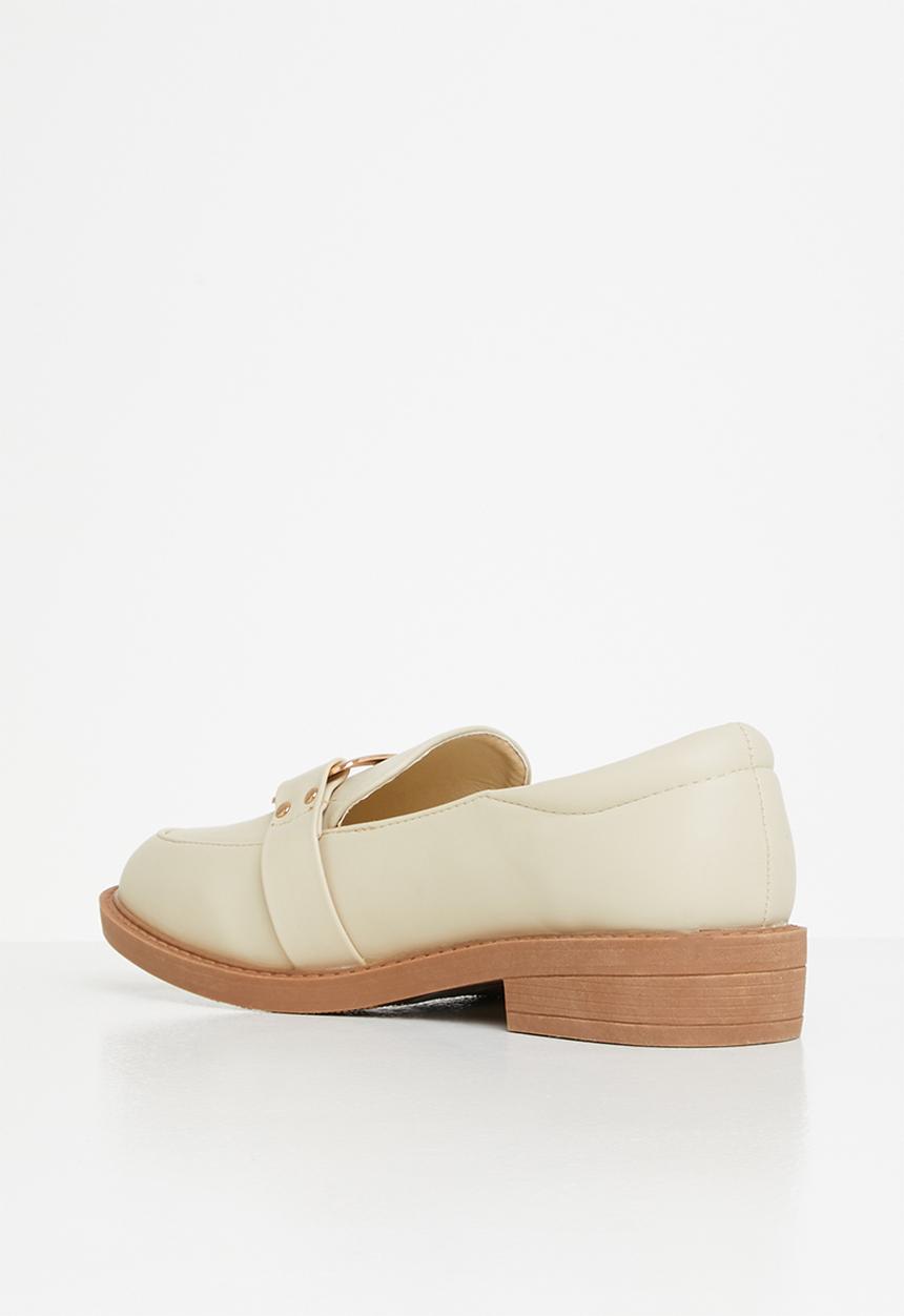 Jada - Metal detail loafer - neutral