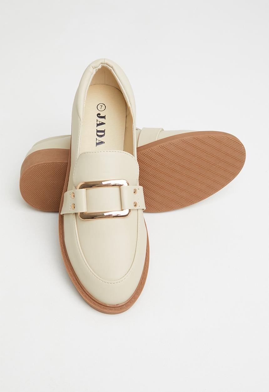 Jada - Metal detail loafer - neutral