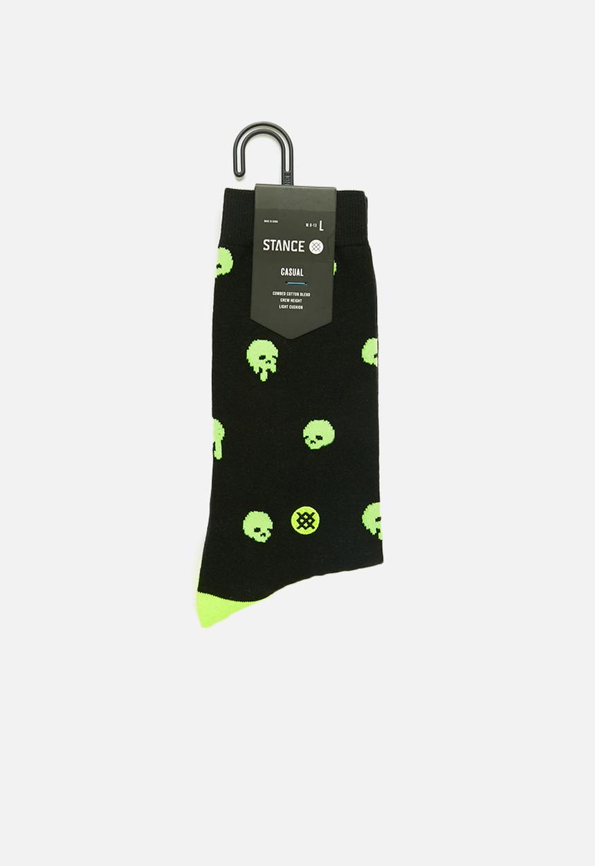 Stance Socks - Skully socks - black