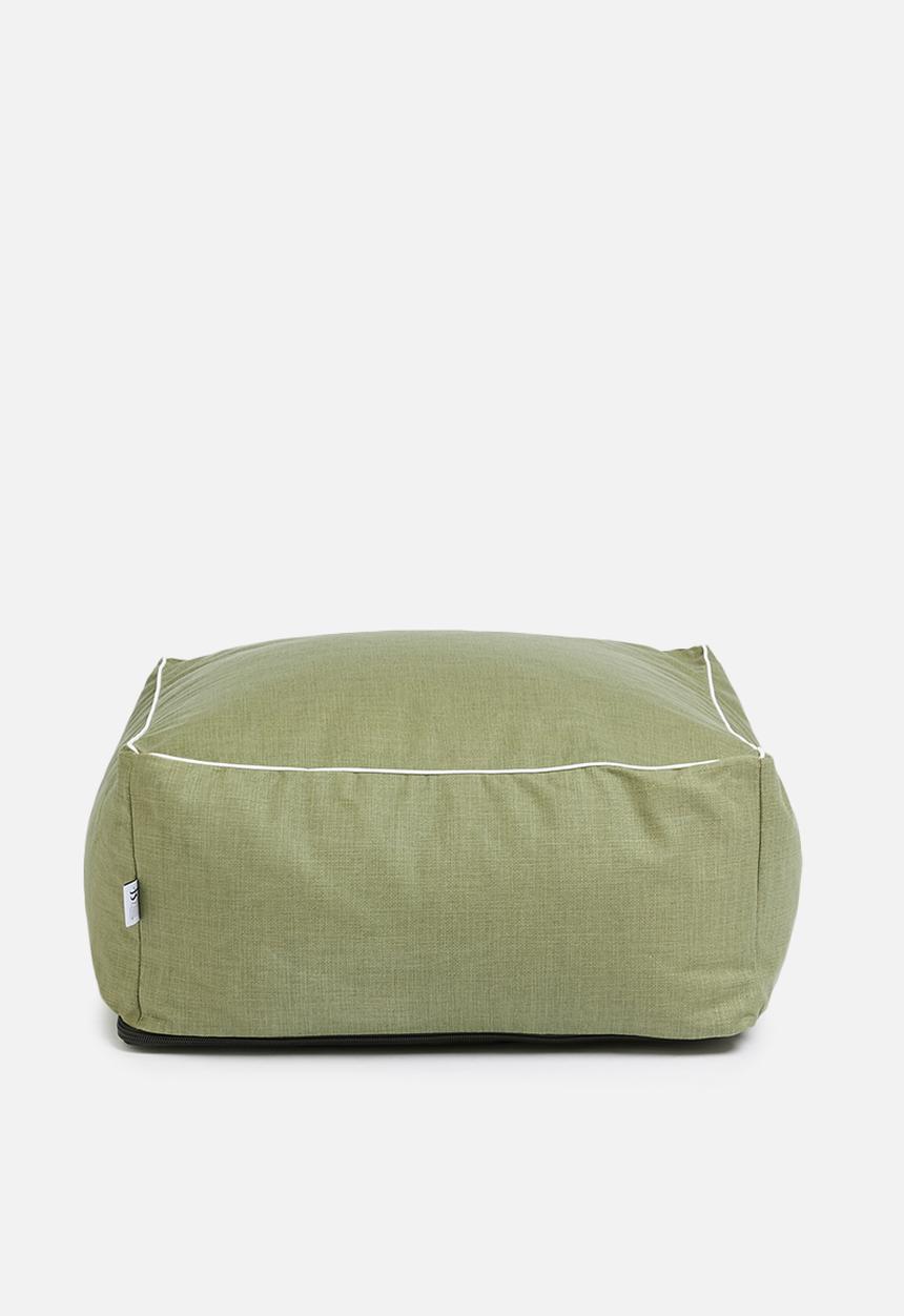 Sixth Floor - Sage floor cushion - green