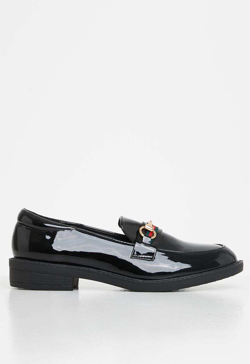 Jada - Chain detail loafer - black