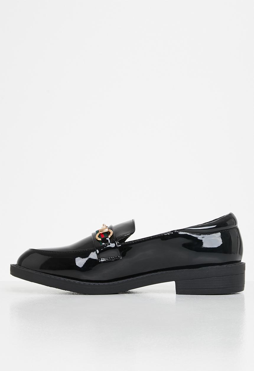 Jada - Chain detail loafer - black
