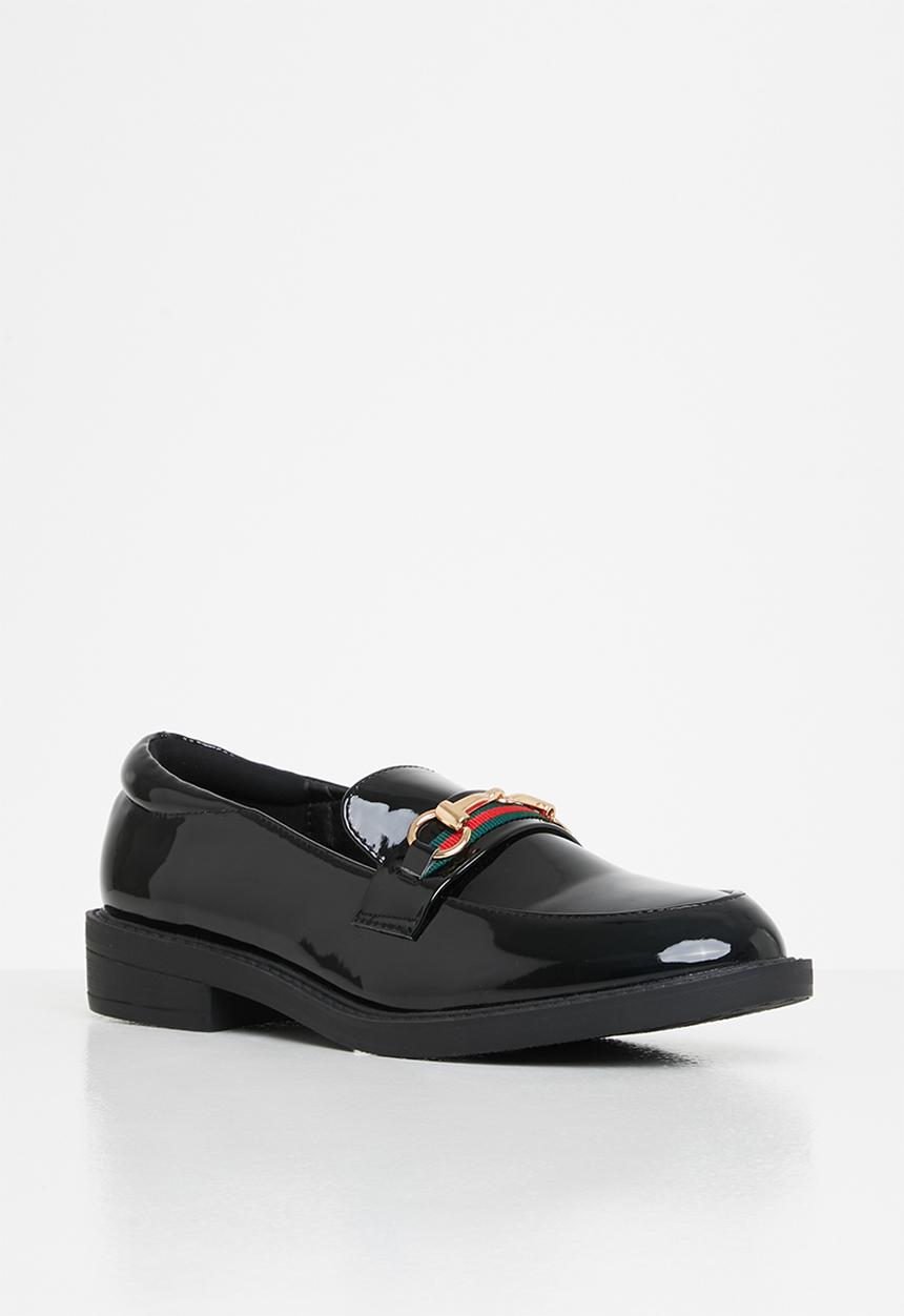 Jada - Chain detail loafer - black