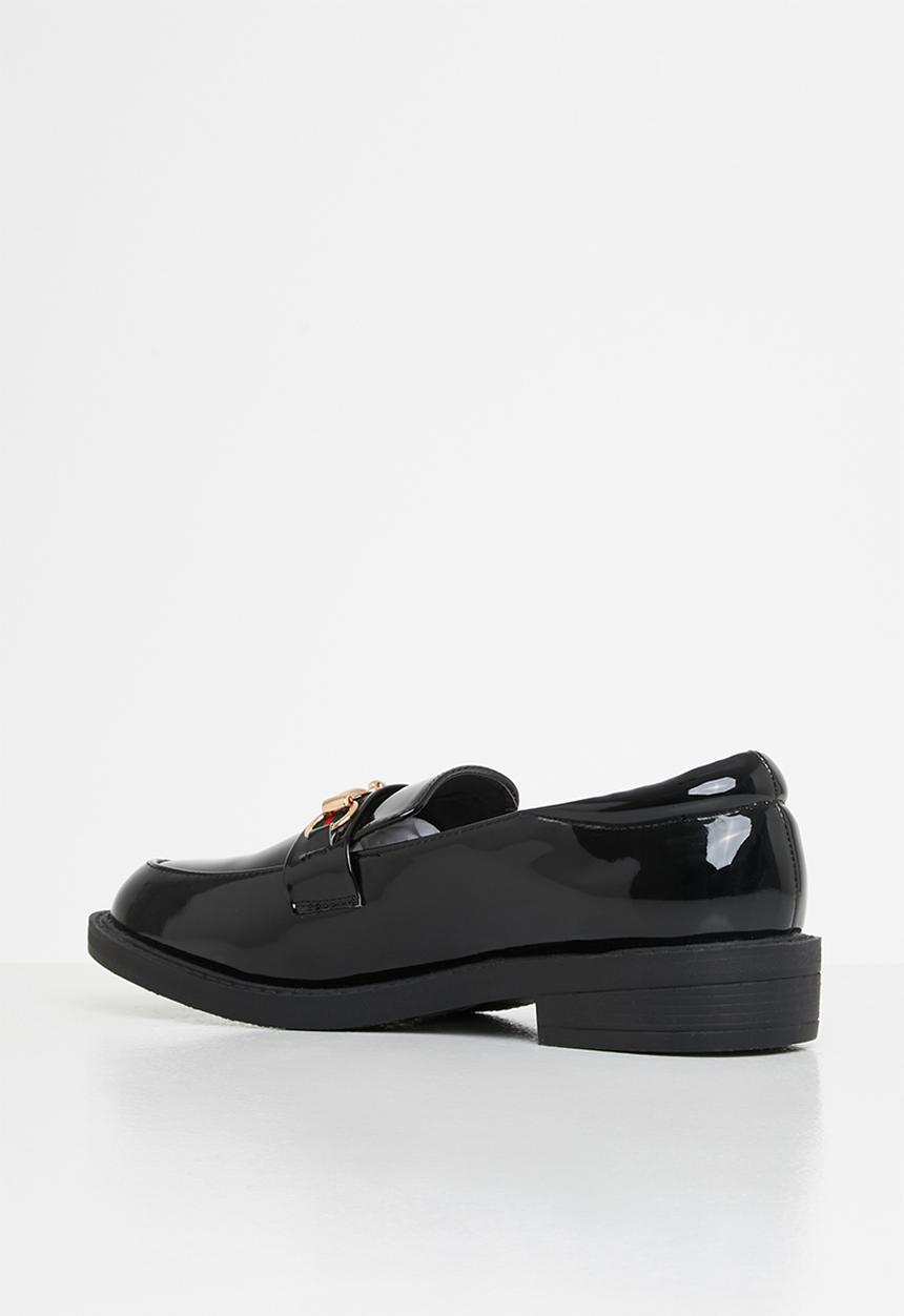 Jada - Chain detail loafer - black