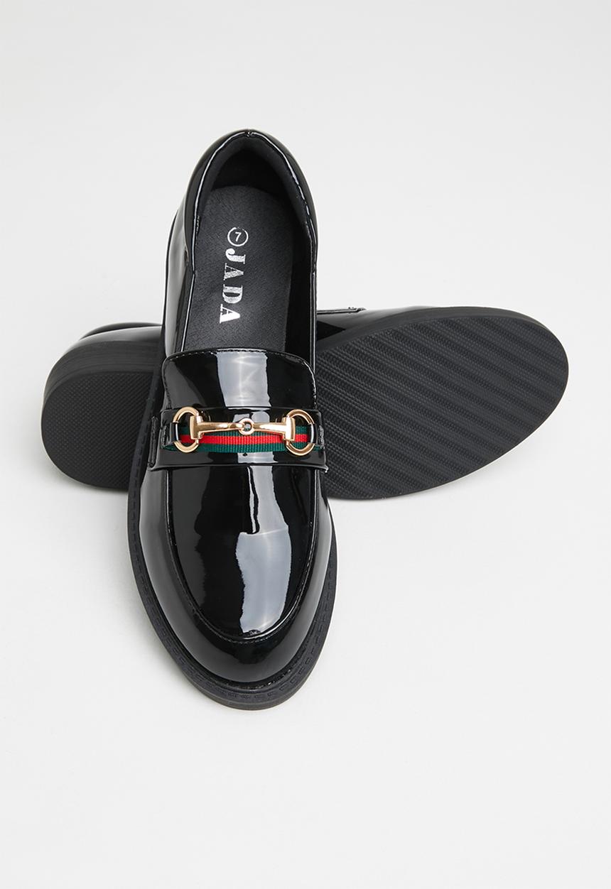 Jada - Chain detail loafer - black