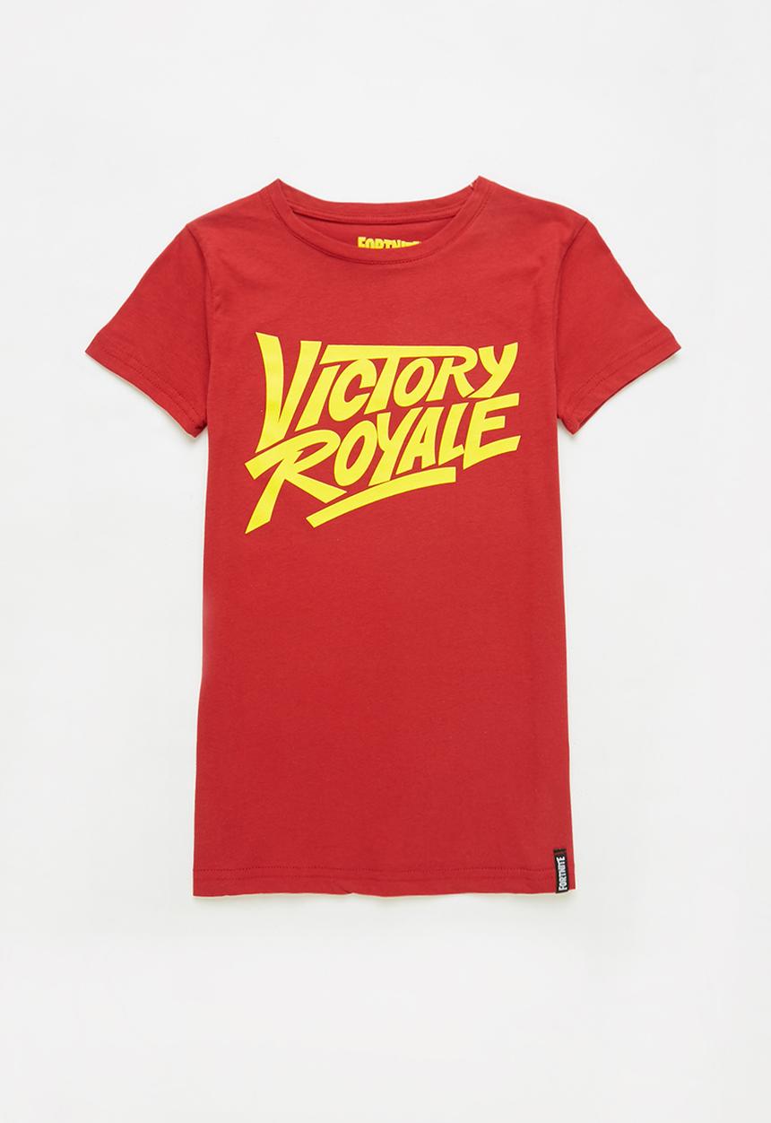 Rebel Republic - Fortnite victory royale t-shirt - red