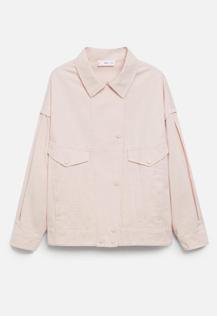 MANGO - Jacket eureka - light pastel pink