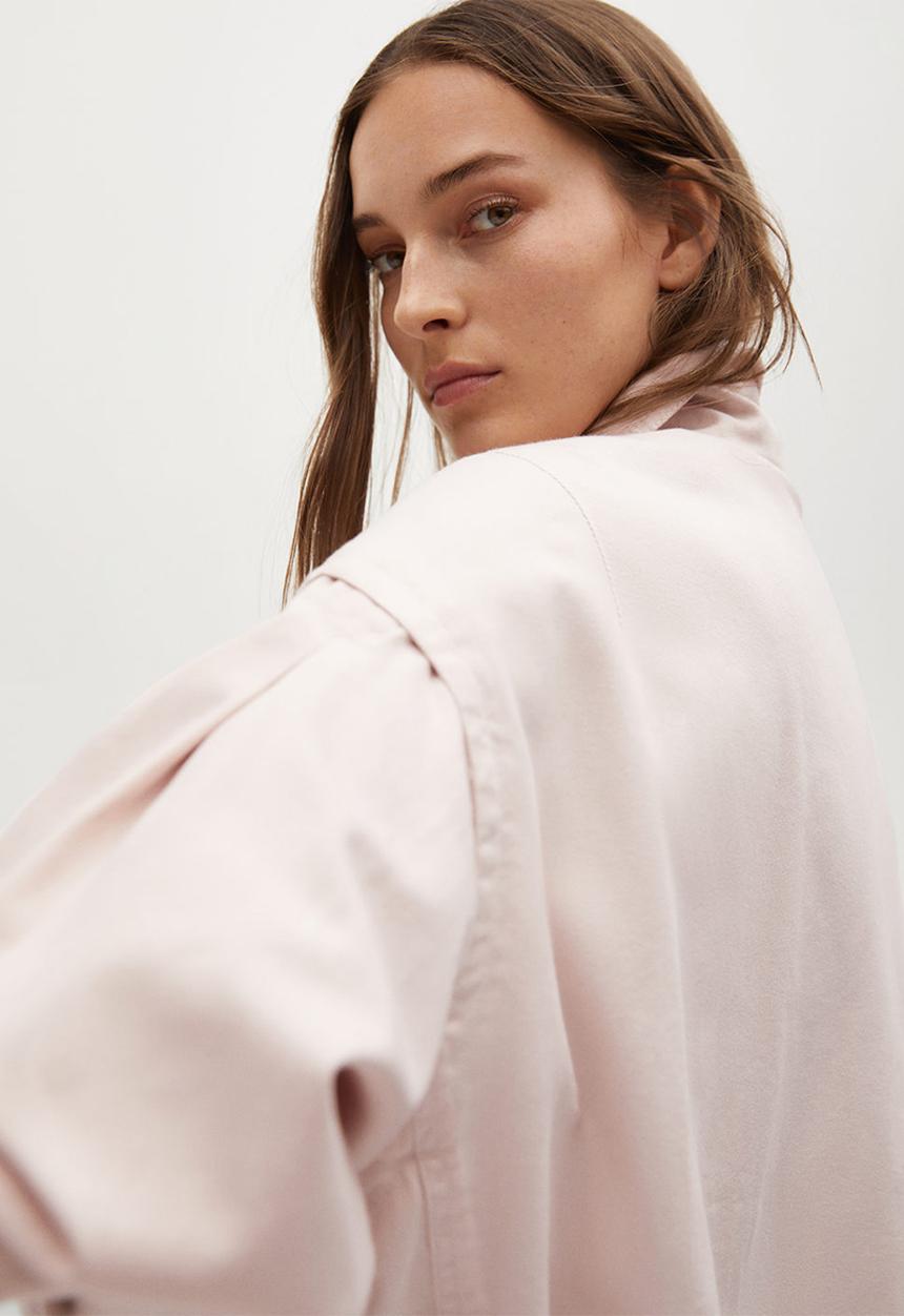 MANGO - Jacket eureka - light pastel pink