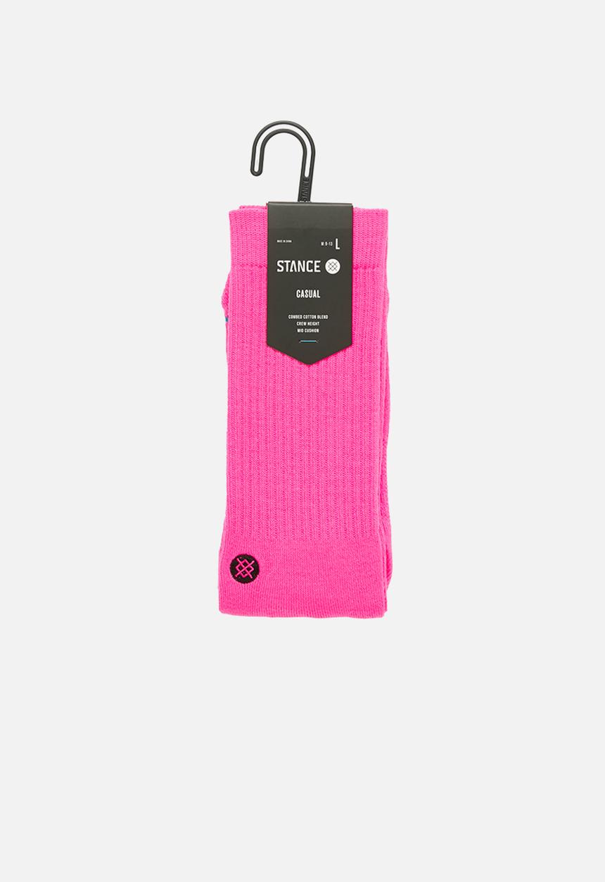 Stance Socks - Iconnop socks - neon pink