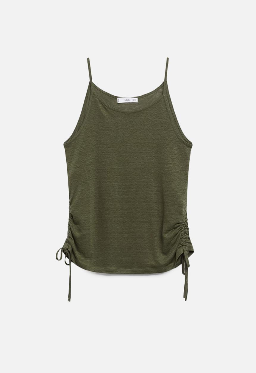 MANGO - Blouse lito - green