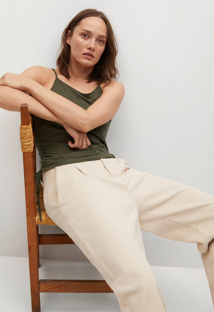 MANGO - Blouse lito - green