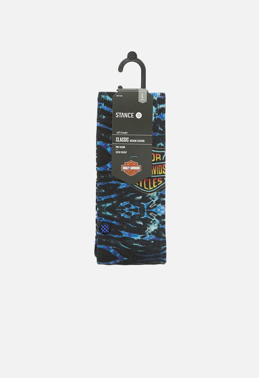 Stance Socks - Harley marble mc socks - blue & black 