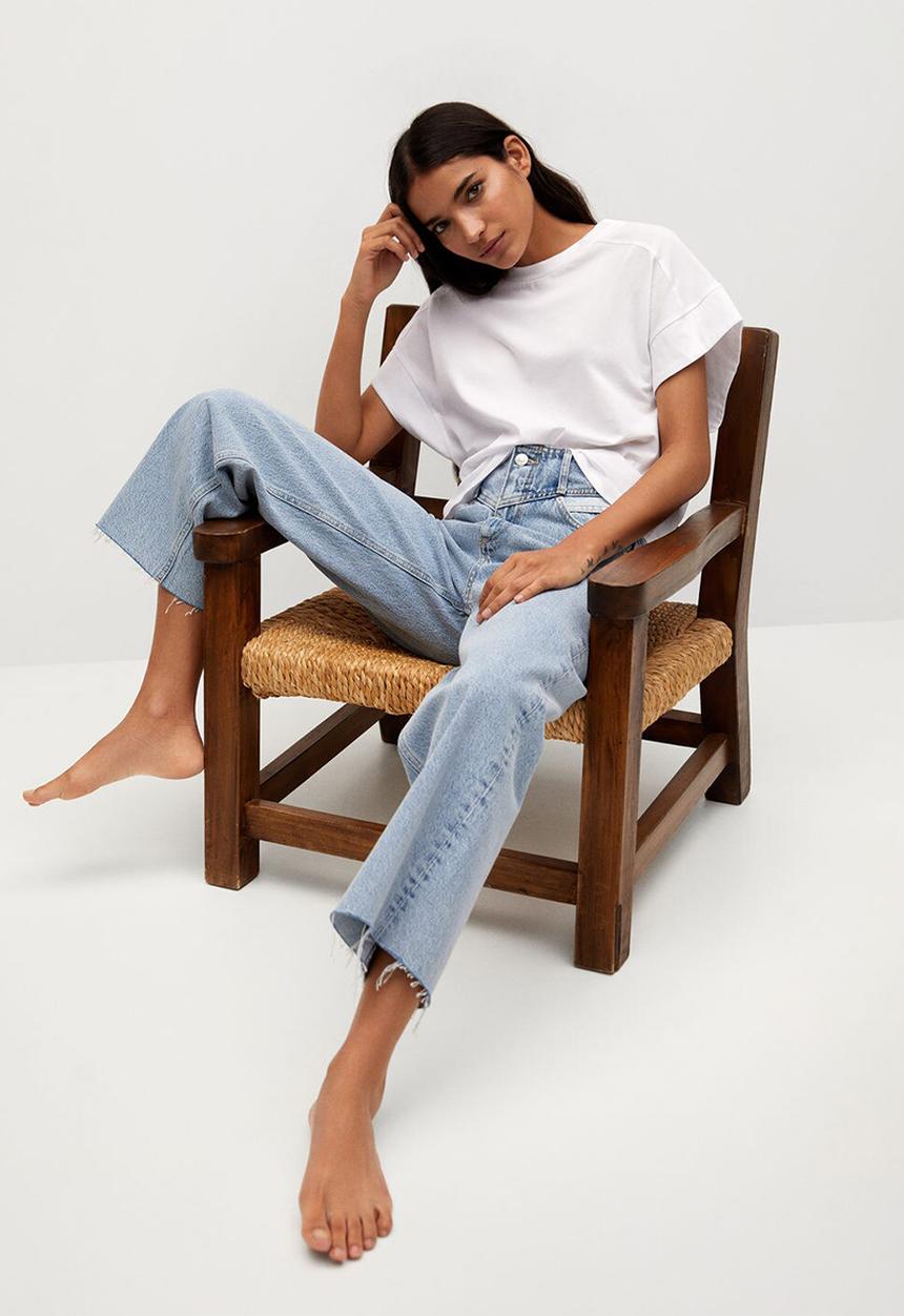 MANGO - T-shirt miley - white