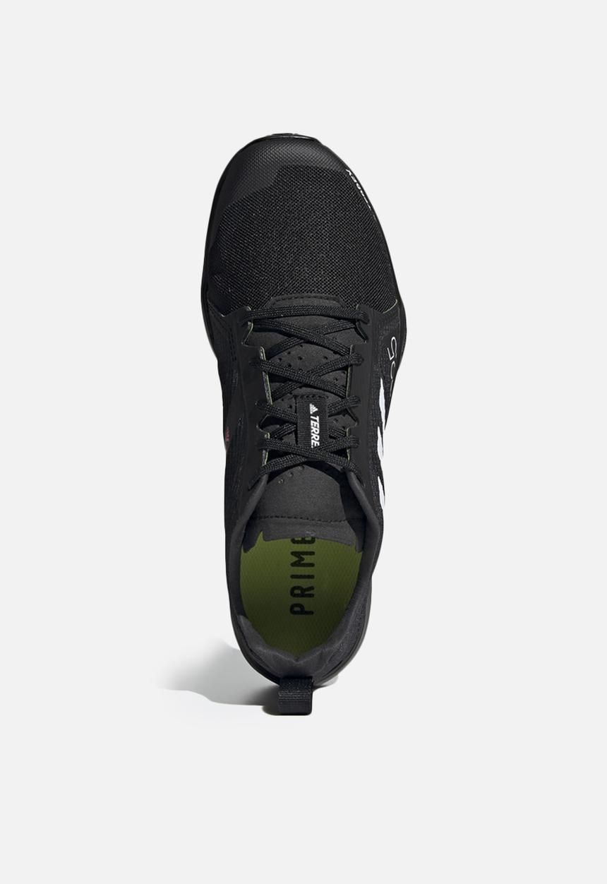 adidas Performance - Terrex speed flow - core black/crystal white/solar yellow