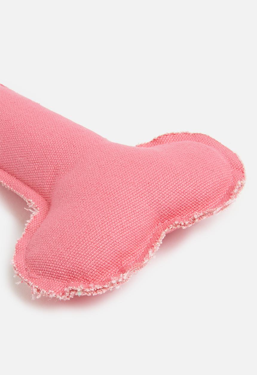 Pet Collection - Bone toy with squeaker - pink