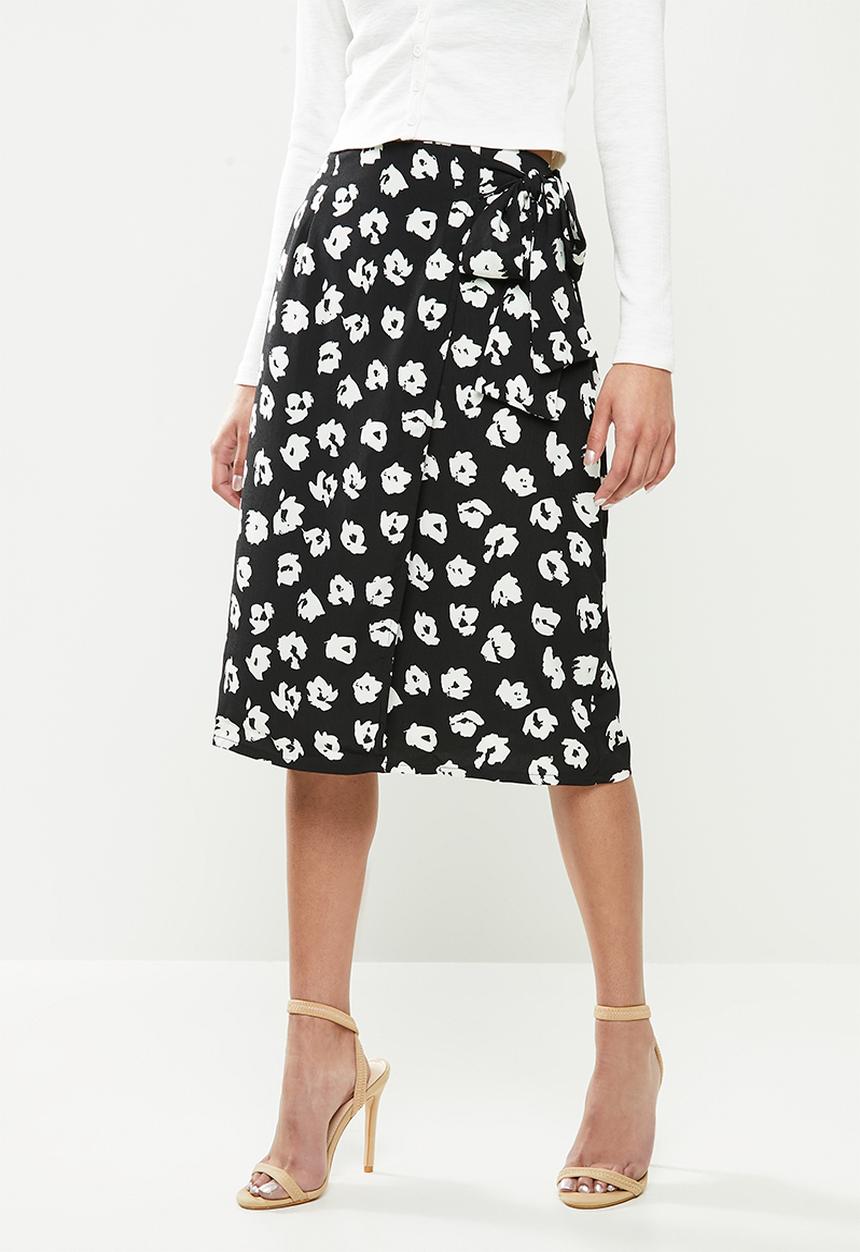 Glamorous - Petite skirt - black & white
