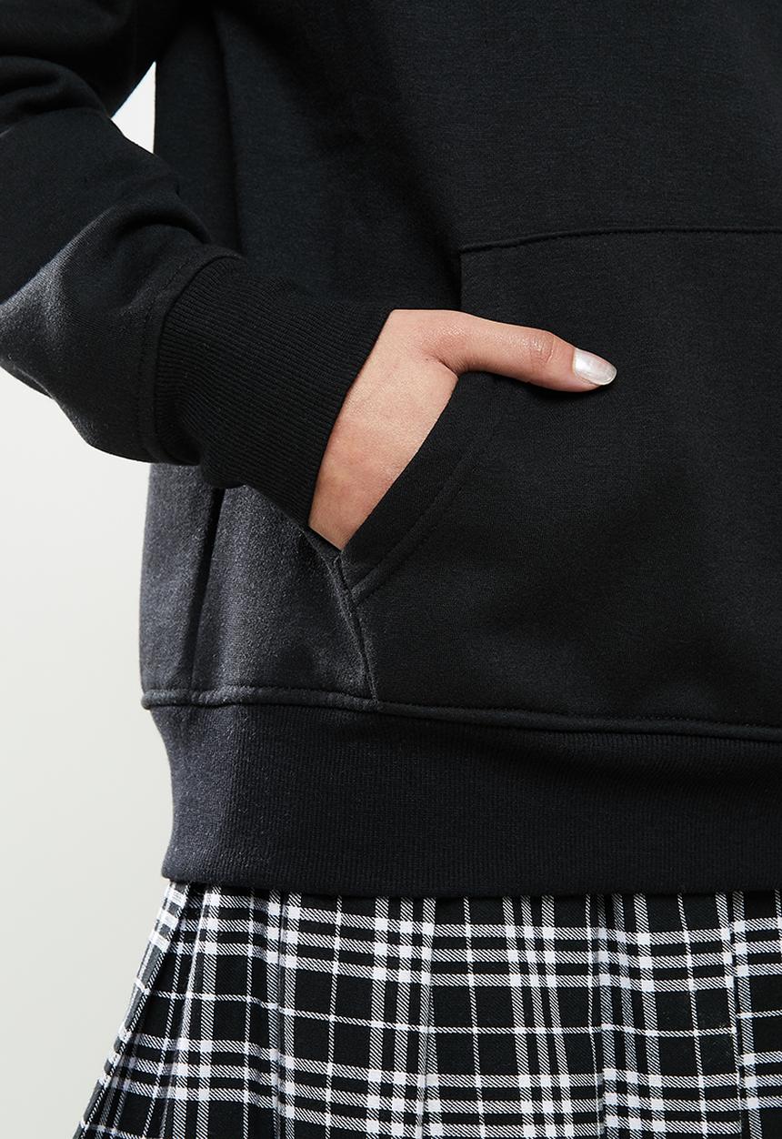 Missguided - Petite basic hoodie - black