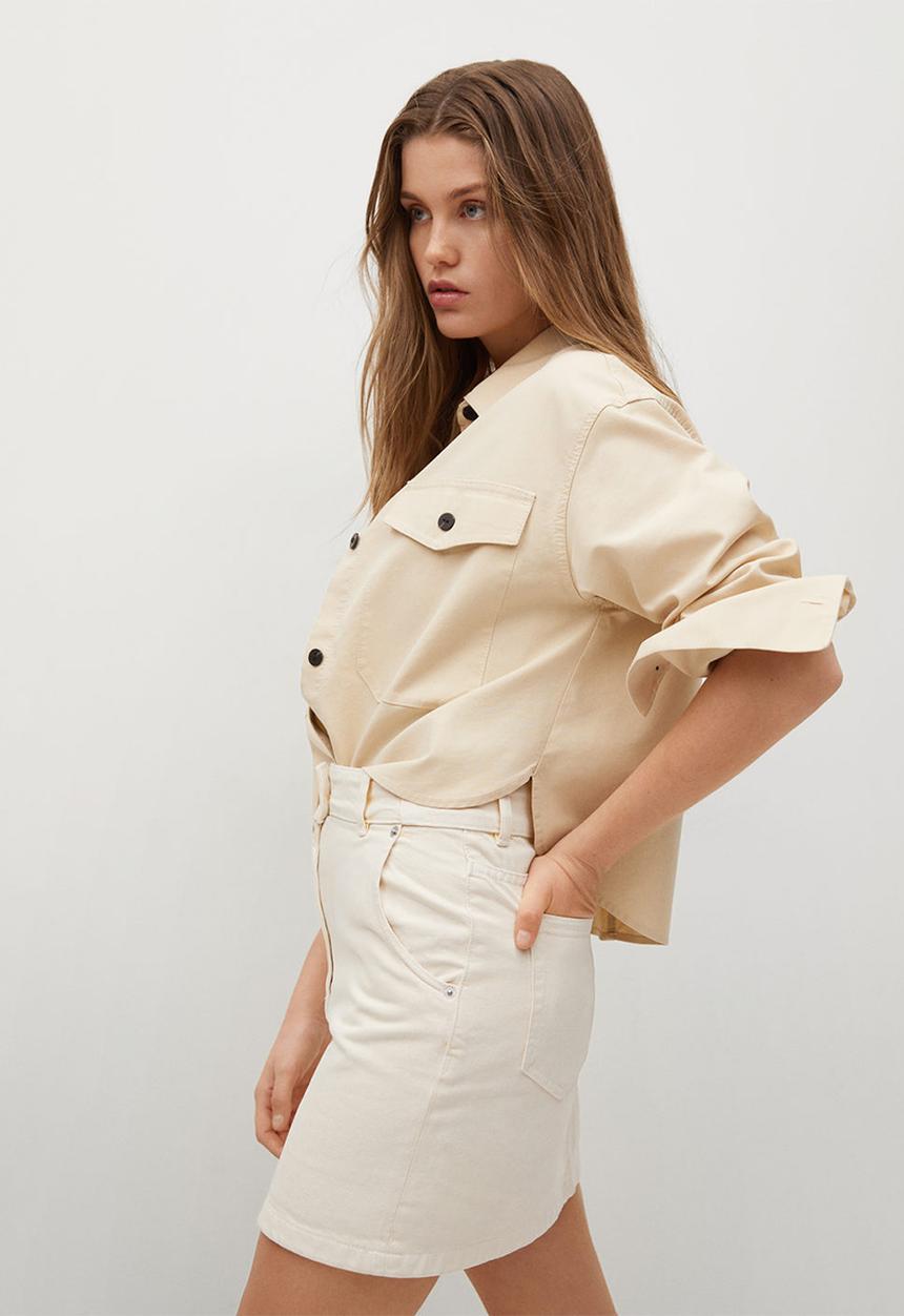 MANGO - Skirt marion - yellow